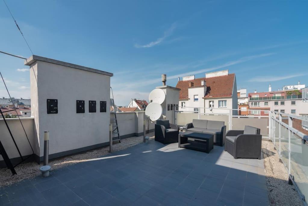 Grosse Terrasse, Klimaanlage Und U-Bahn Naehe Lägenhet Wien Exteriör bild